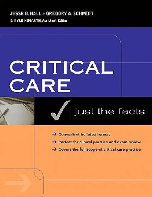 Critical Care (English, Jesse B. Hall | Gregory a. Schmidt) - Image 1 - BookBajar