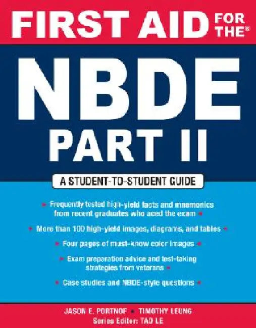 First Aid for the NBDE Part II (English, Jason E. Portnof | Timothy Leung) - Image 1 - BookBajar