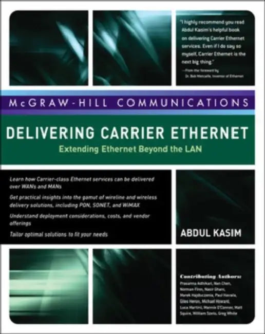 Buy Delivering Carrier Ethernet (English, Abdul Kasim | Prasanna Adhikari | Nan Chen) Online at Best Price - BookBajar