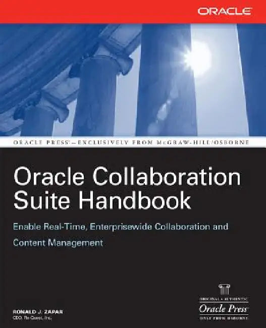 Buy Oracle Collaboration Suite Handbook (English, Ronald J. Zapar) Online at Best Price - BookBajar