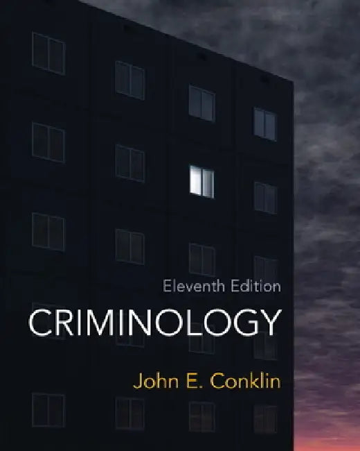Buy Criminology (English, John Conklin) Online at Best Price - BookBajar