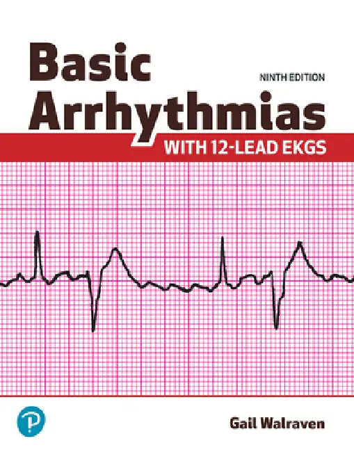 Basic Arrhythmias with 12-Lead EKGs (English, Gail Walraven) - Image 1 - BookBajar