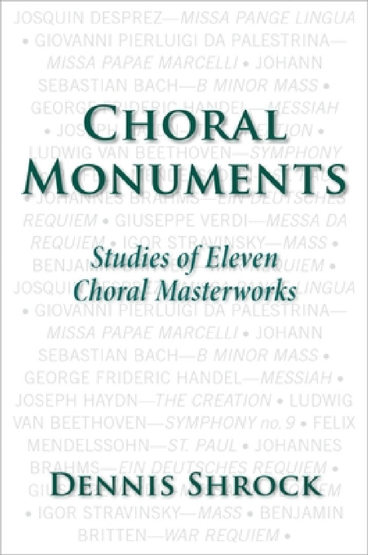 Choral Monuments (English, Dennis Shrock) - Image 1 - BookBajar