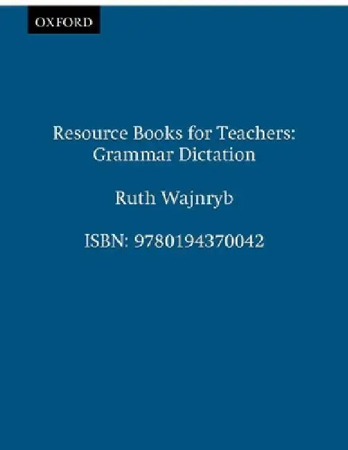 Buy Grammar Dictation (English, Ruth Wajnryb | Alan Maley) Online at Best Price - BookBajar