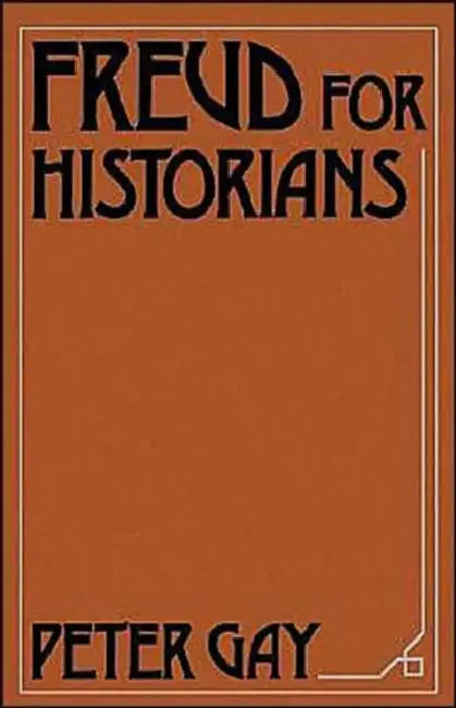 Buy Freud for Historians (English, Peter Gay) Online at Best Price - BookBajar