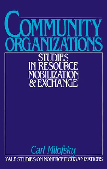 Community Organizations (English, Carl Milofsky | Kingman Brewster) - Image 1 - BookBajar