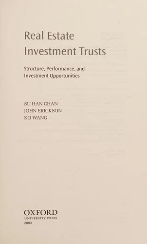 Buy Real Estate Investment Trusts (English, Su Han Chan | John Erickson | Ko Wang) Online at Best Price - BookBajar