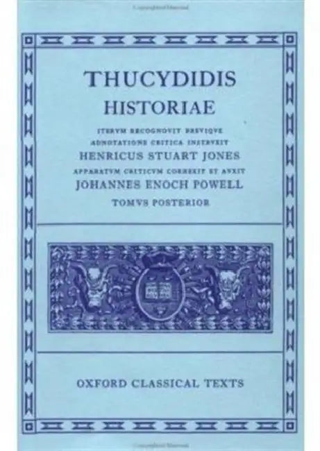 Buy Historiae (English, Thucydides | H. Stuart Jones | J. E. Powell) Online at Best Price - BookBajar