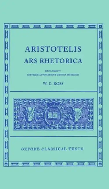 Buy Ars Rhetorica (English, Aristotle | David Ross) Online at Best Price - BookBajar