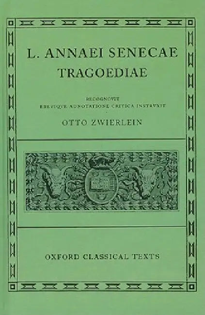 Buy Tragoediae (English, Seneca | O. Zwierlein) Online at Best Price - BookBajar