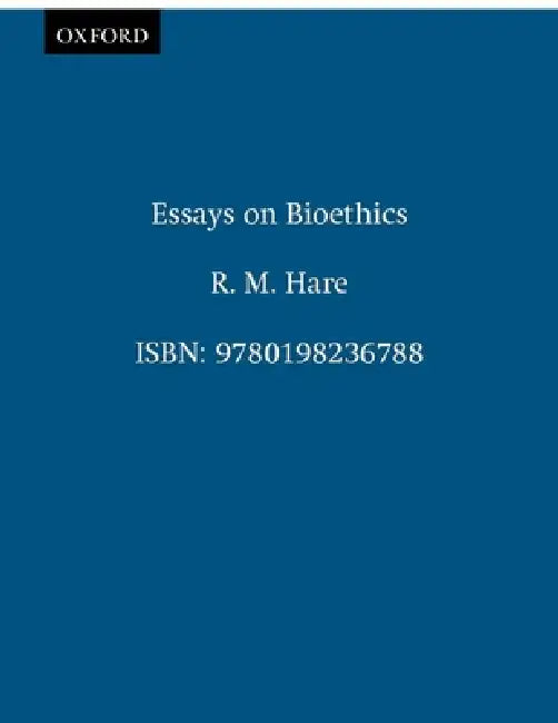 Buy Essay on Bioethics (English, R. M. Hare) Online at Best Price - BookBajar
