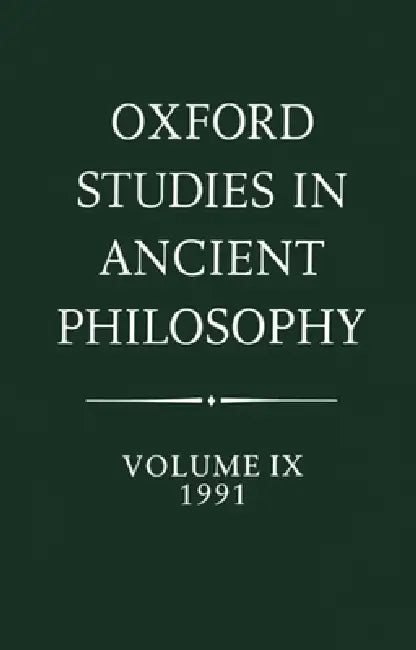 Oxford Studies in Ancient Philosophy (English, Julia Annas) - Image 1 - BookBajar