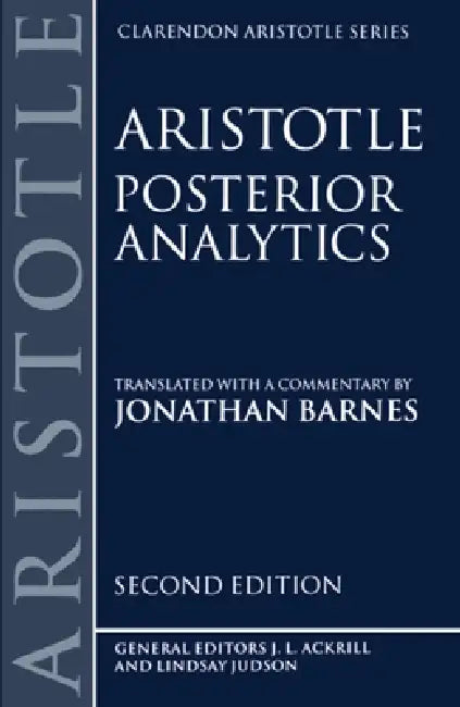 Buy Posterior Analytics (English, Aristotle | J. L. Ackrill | L. Judson) Online at Best Price - BookBajar