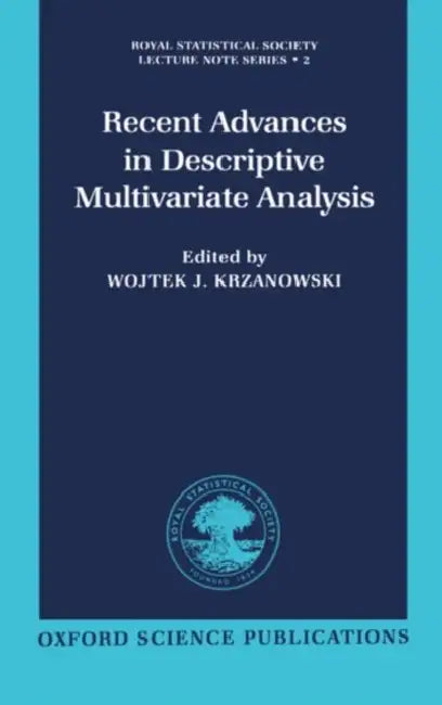 Buy Recent Advances in Descriptive Multivariate Analysis (English, Wojtek J. Krzanowski) Online at Best Price - BookBajar