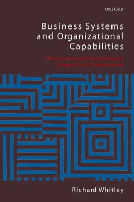 Business Systems and Organizational Capabilities (English, Richard Whitley) - Image 1 - BookBajar