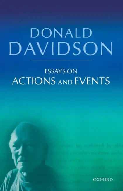 Buy Essays on Actions and Events (English, Donald Davidson) Online at Best Price - BookBajar