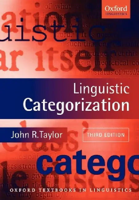 Buy Linguistic Categorization (English, John R. Taylor) Online at Best Price - BookBajar