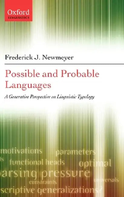 Buy Possible and Probable Languages (English, Frederick J. Newmeyer) Online at Best Price - BookBajar