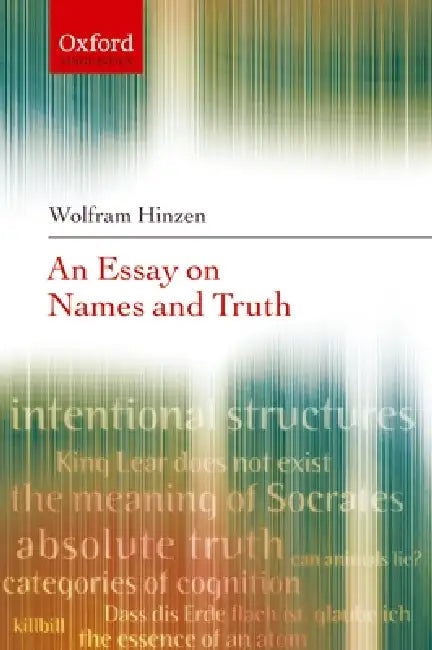 Essay on Names & Truth C (English, Wolfram Hinzen) - Image 1 - BookBajar