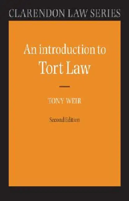Buy An Introduction to Tort Law (English, Tony Weir) Online at Best Price - BookBajar