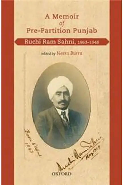 Buy A Memoir of Pre-Partition Punjab (English, BurraNeera) Online at Best Price - BookBajar