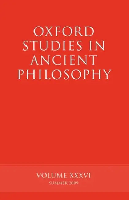 Buy Oxford Studies in Ancient Philosophy (English, Brad Inwood) Online at Best Price - BookBajar
