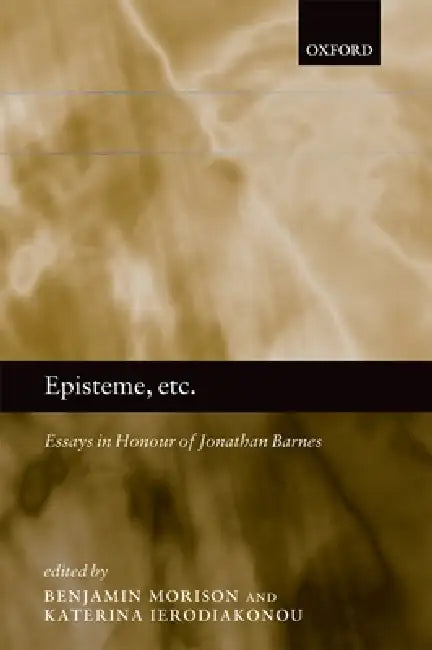 Buy Episteme, Etc. (English, Ben Morison | Katerina Ierodiakonou | Ben Morison) Online at Best Price - BookBajar