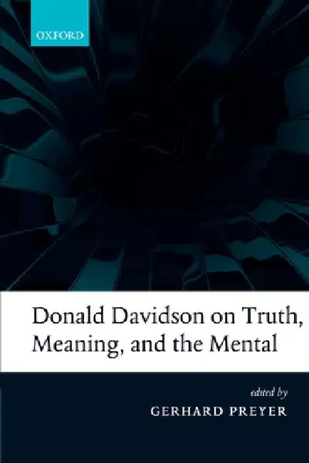 Buy Donald Davidson on Truth, Meaning, and the Mental (English, Gerhard Preyer) Online at Best Price - BookBajar