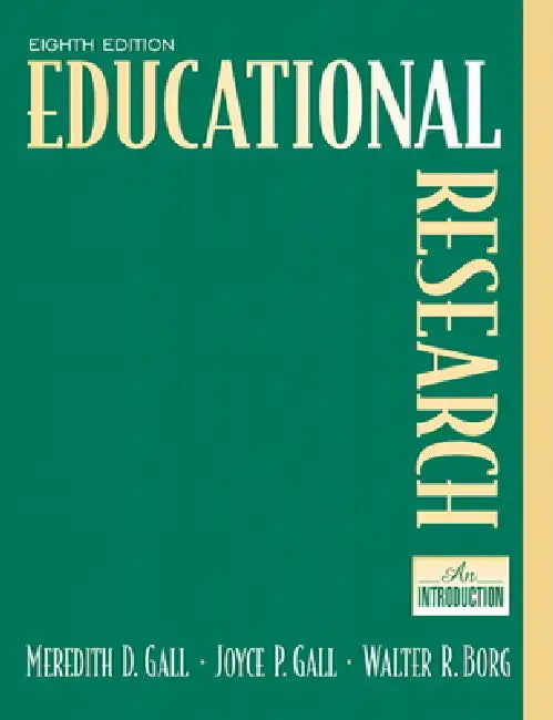 Educational Research (English, M. Gall | Joyce Gall | Walter Borg) - Image 1 - BookBajar