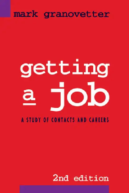 Buy Getting a Job (English, Mark Granovetter) Online at Best Price - BookBajar