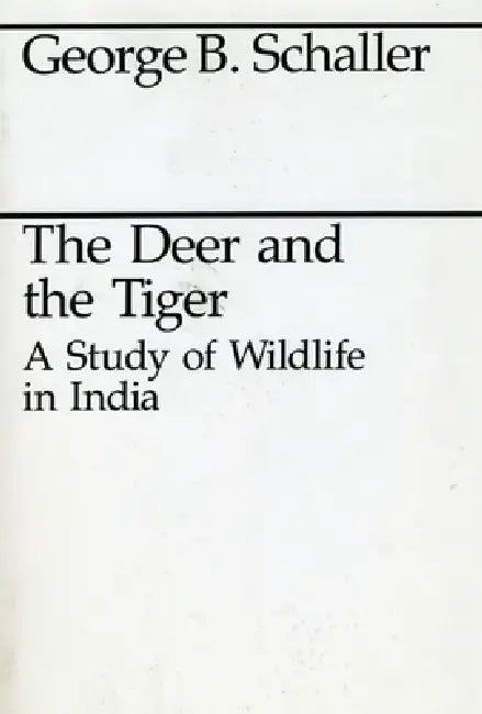 The Deer and the Tiger (English, George B. Schaller) - Image 1 - BookBajar