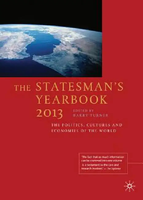 The Statesman's Yearbook 2013 (English, B. Turner) - Image 1 - BookBajar