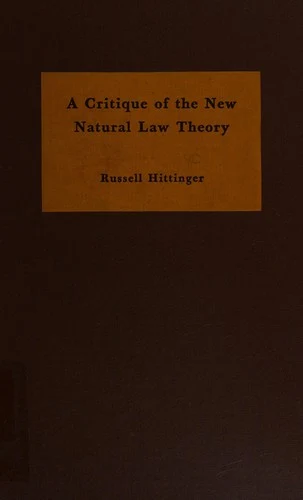 Buy Critique of the New Natural Law Theory (English, Russell Hittinger) Online at Best Price - BookBajar