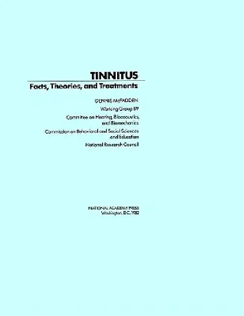 Buy Tinnitus (English, National Research Council | Division of Behavioral, Social Scienc | Commission on Behavioral, Social Scie) Online at Best Price - BookBajar