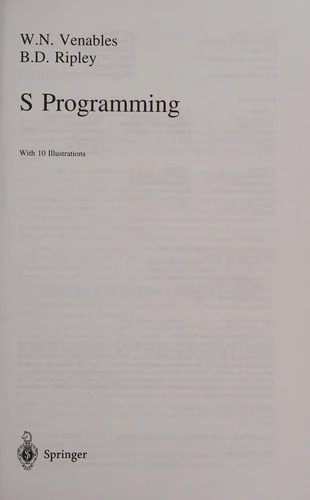 Buy S Programming (English, William Venables | B. D. Ripley) Online at Best Price - BookBajar