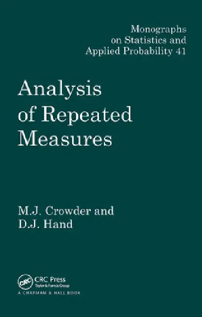 Buy Analysis of Repeated Measures (English, Martin J. Crowder | David J. Hand) Online at Best Price - BookBajar