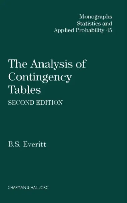 Buy The Analysis of Contingency Tables (English, Brian S. Everitt) Online at Best Price - BookBajar