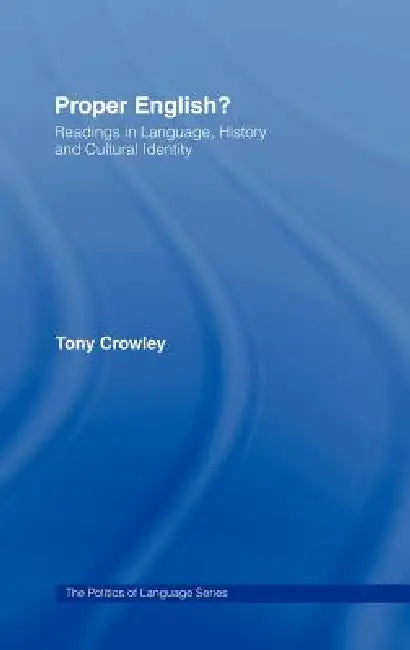 Proper English (English, Tony Crowley) - Image 1 - BookBajar