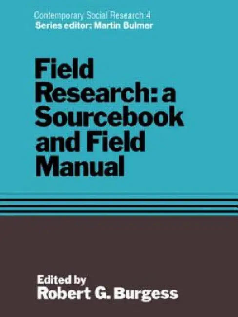 Buy Field Research (English, Robert G. Burgess) Online at Best Price - BookBajar