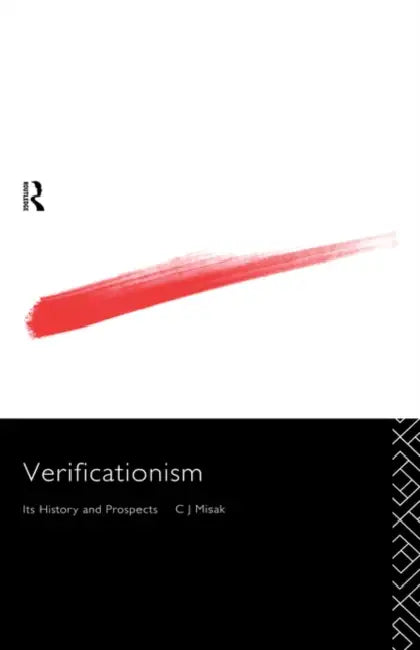 Buy Verificationism (English, C. J. Misak) Online at Best Price - BookBajar