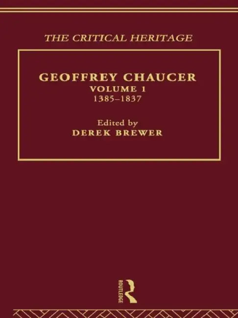 Buy Geoffrey Chaucer (English, Brewer Derek) Online at Best Price - BookBajar