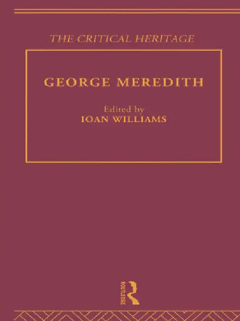 Buy George Meredith (English, Williams Ioan) Online at Best Price - BookBajar