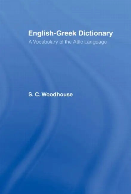 Buy English-Greek Dictionary (English, Woodhouse S. C.) Online at Best Price - BookBajar