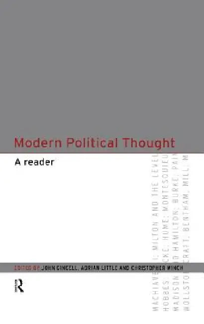 Buy Modern Political Thought (English, John Gingell | Adrian Little | Christopher Winch) Online at Best Price - BookBajar