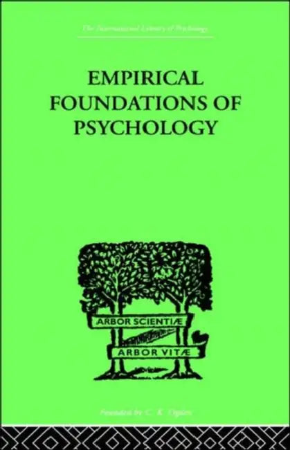 Buy Empirical Foundations Of Psychology (English, Pronko N H, amp; Bowles) Online at Best Price - BookBajar