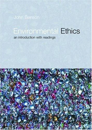 Buy Environmental Ethics (English, John Benson) Online at Best Price - BookBajar