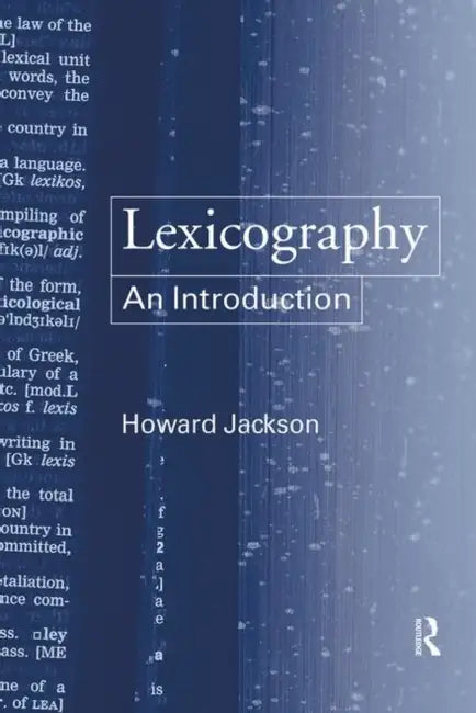 Buy Lexicography (English, Howard Jackson) Online at Best Price - BookBajar