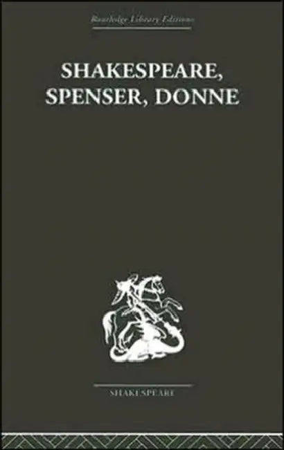 Buy Shakespeare, Spenser, Donne (English, Frank Kermode) Online at Best Price - BookBajar
