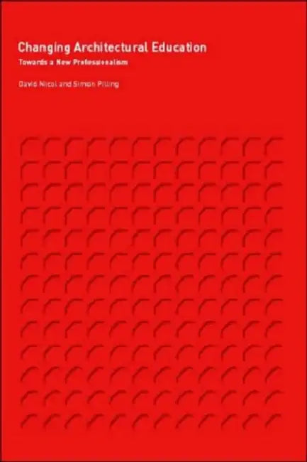 Buy Changing Architectural Education (English, David Nicol | Simon Pilling) Online at Best Price - BookBajar