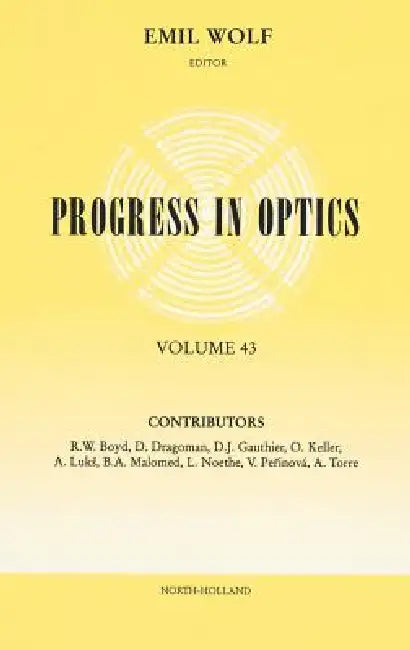 Buy Progress in Optics (English, Emil Wolf) Online at Best Price - BookBajar